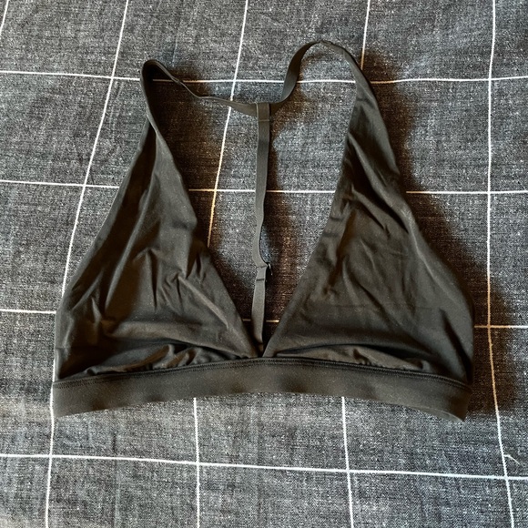 Wundermost Ultra-Soft Nulu T-Strap Triangle Bralette - Picture 1 of 6